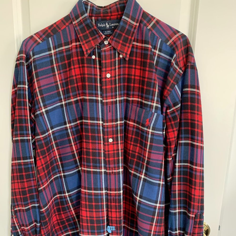 Mens Ralph Lauren  Flannel Shirt Size Large